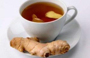 Ginger Tea helps to ease tickle in throat