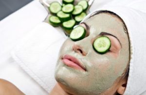 Use Cucumber Mask to reduce Redness on Face
